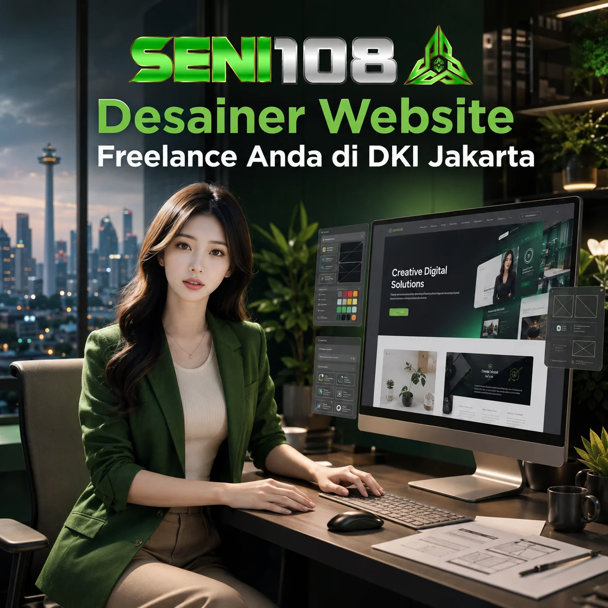 SENI108 Desainer Website Freelance Anda di DKI Jakarta