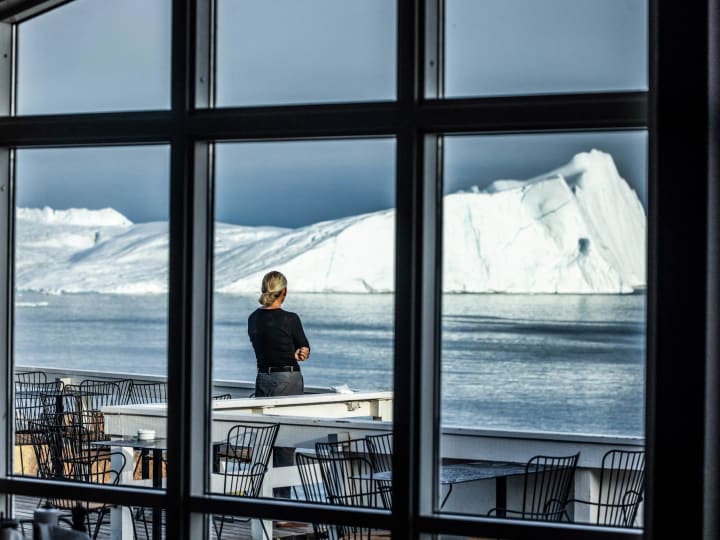 Hotel and restaurant Icefiord, Ilulissat, Disko Bay, Greenland