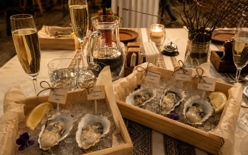 Rustic Oyster Tasting by Candlelight