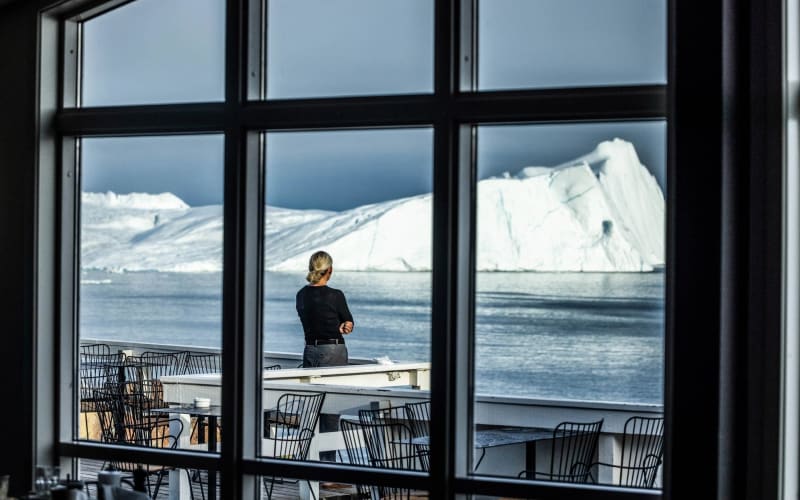 Hotel and restaurant Icefiord, Ilulissat, Disko Bay, Greenland