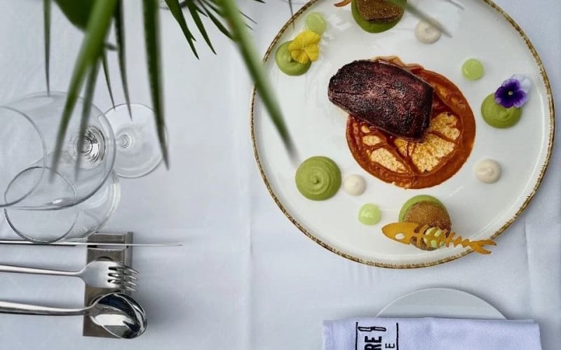 A dish from the menu at Future & Wine in Warsaw. Photo: Future & Wine