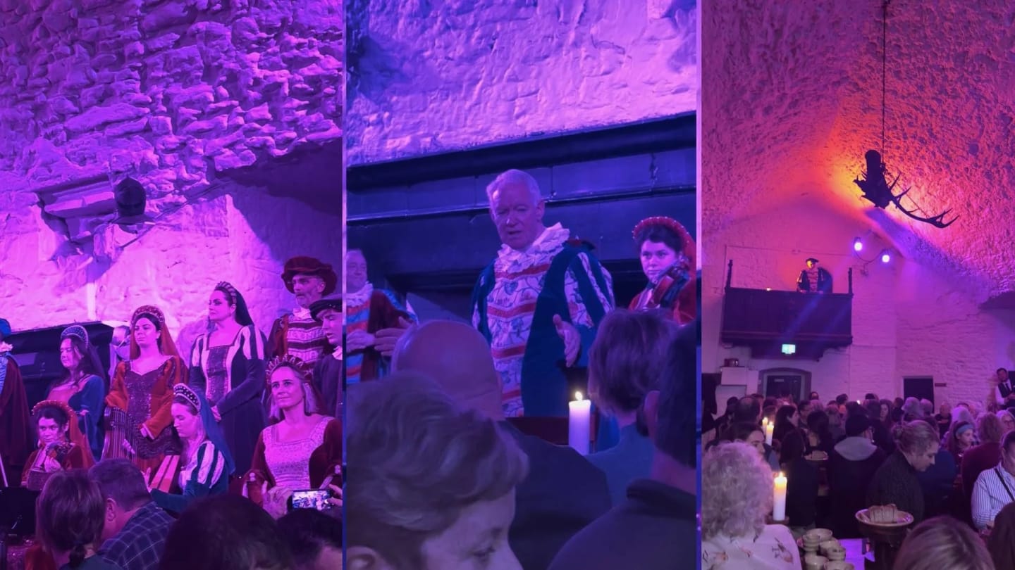 Music, storytelling and audience participation continue throughout the Medieval Banquet. 