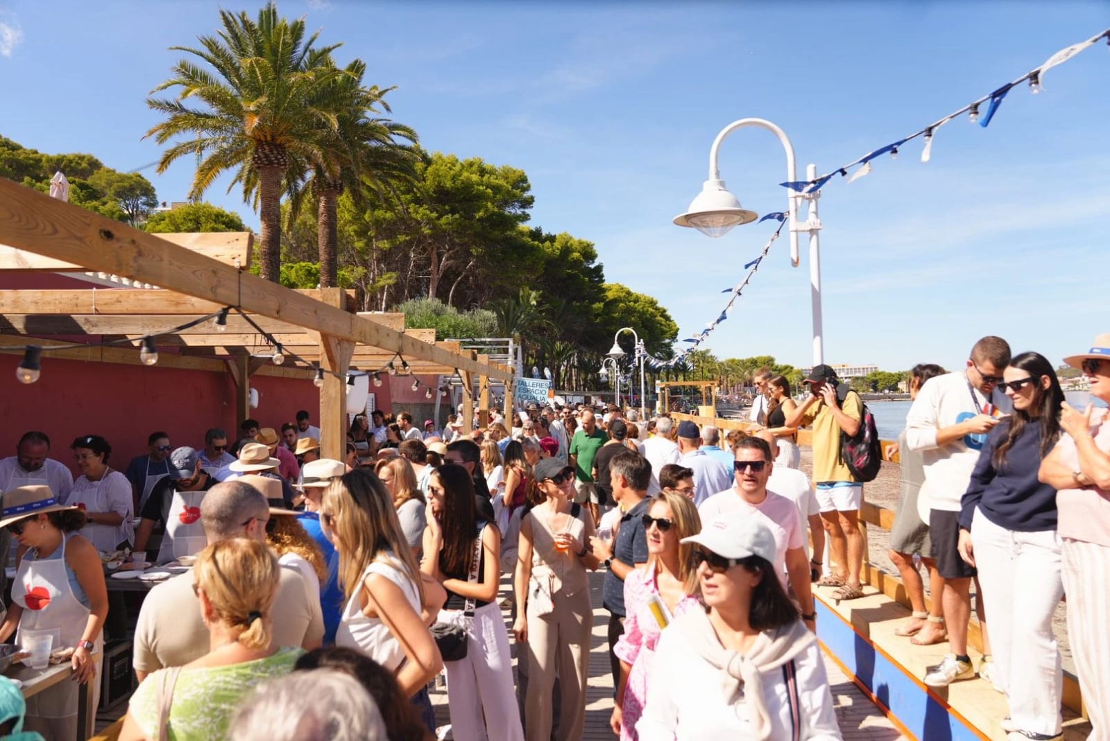 D*na Festival on the Mediterranean waterfront in Dénia, Spain