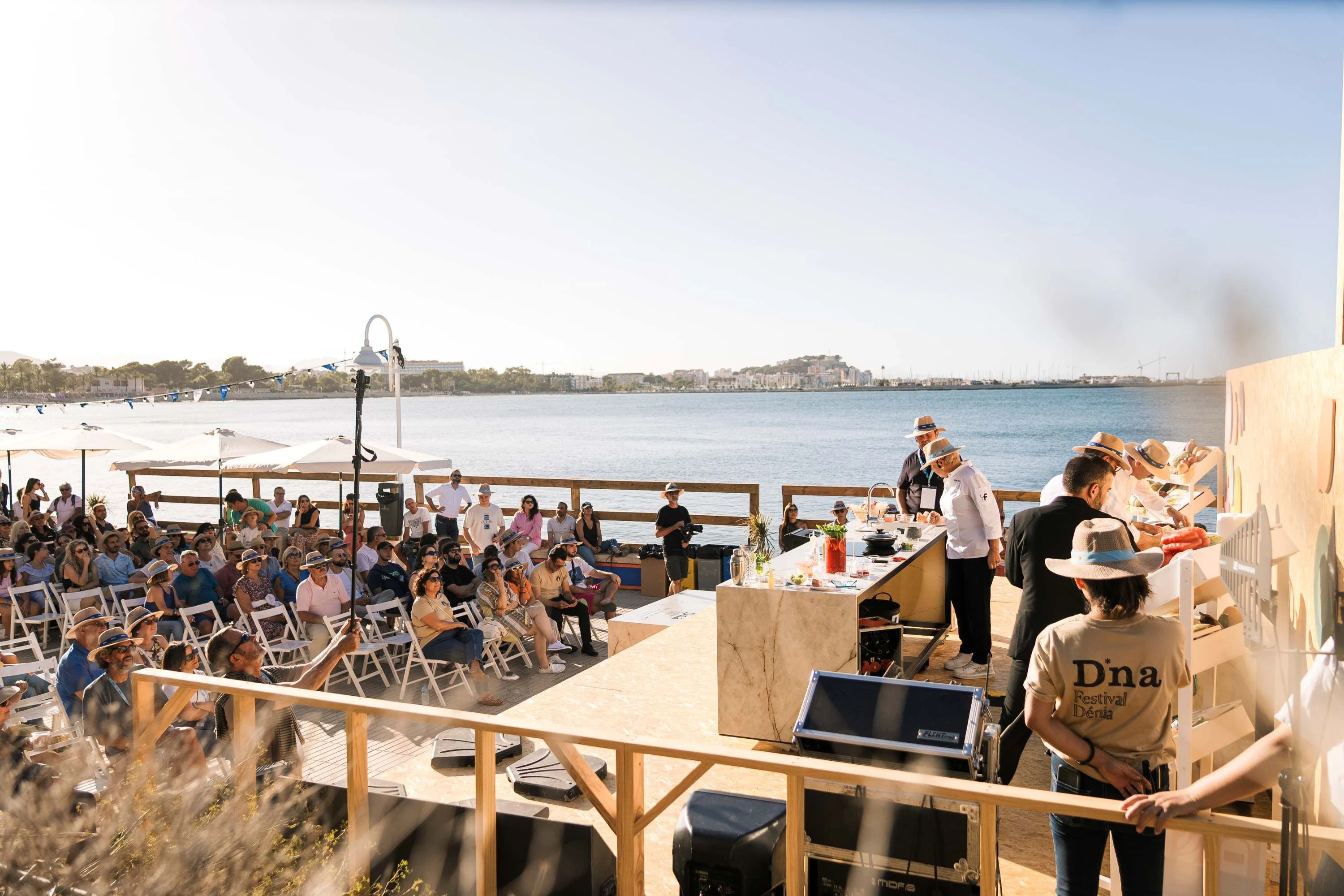 Live cooking at D*na Festival by the Mediterranean
