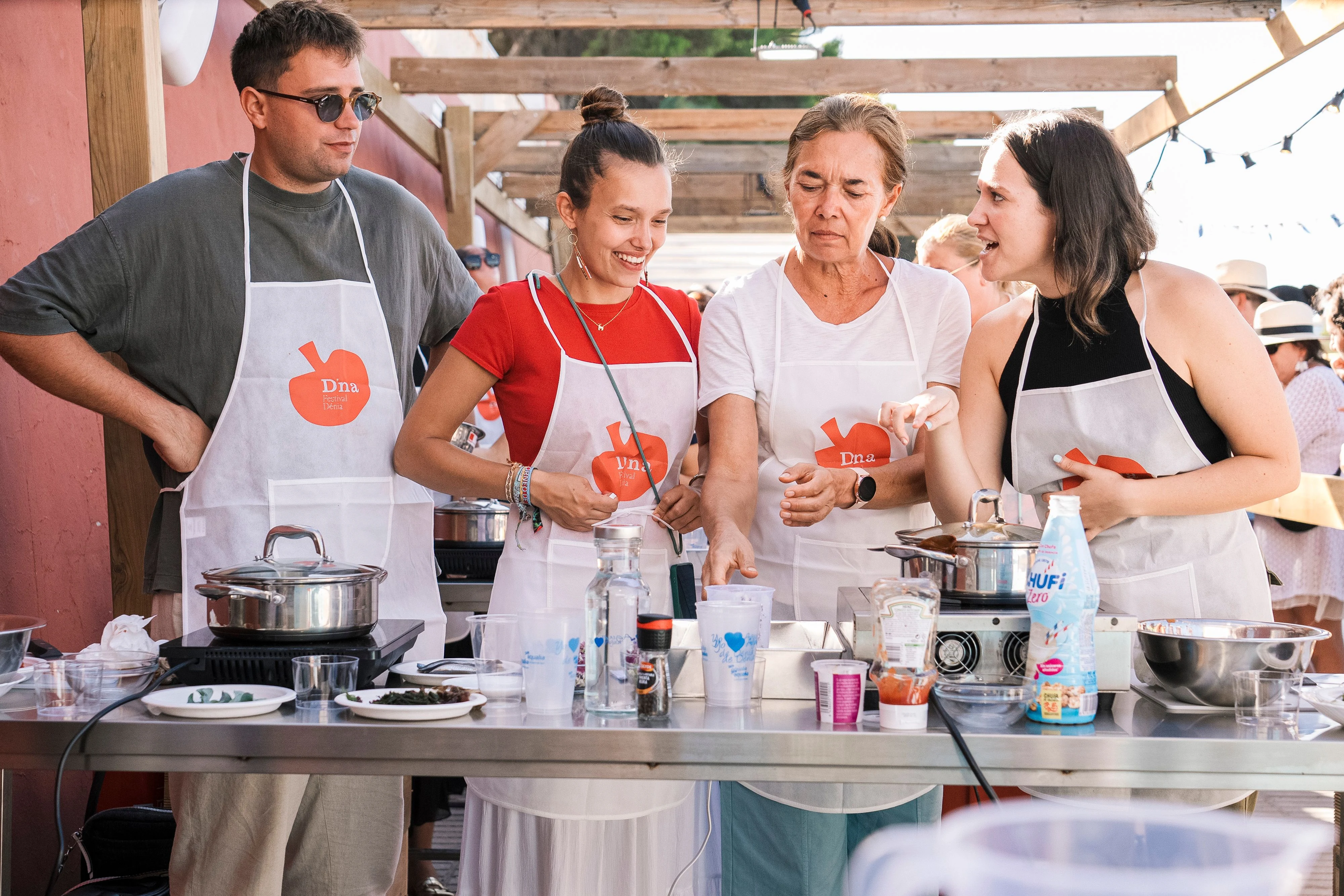 Cooking demonstration at D*na Festival