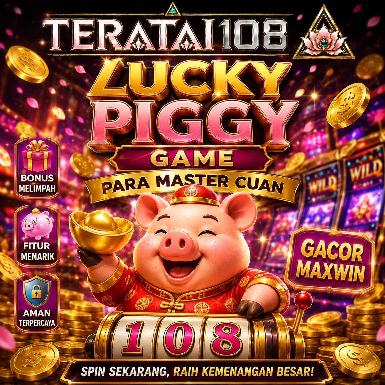 TERATAI108 Lucky Piggy Game Para Master Cuan