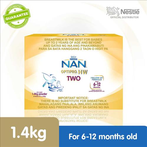 NAN® OptiPro® HW Two Infant Formula for 6-12 Months 1.4kg