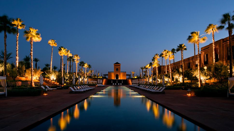 Nuit · piscine