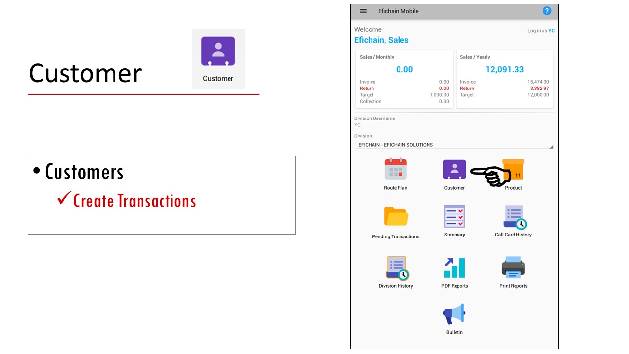 Customer Efichain Solutions Help Centre