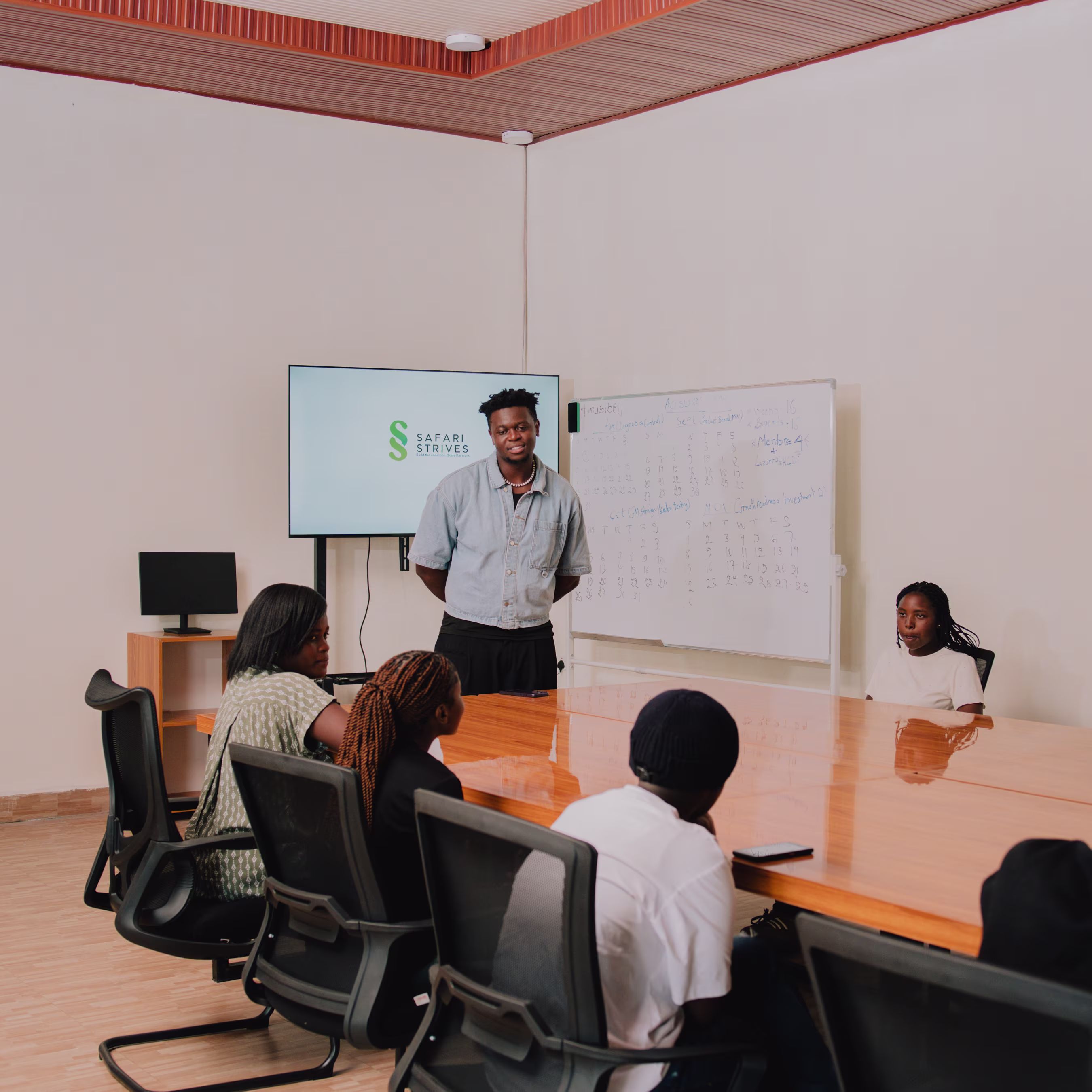 Founders collaborating as a venture cohort