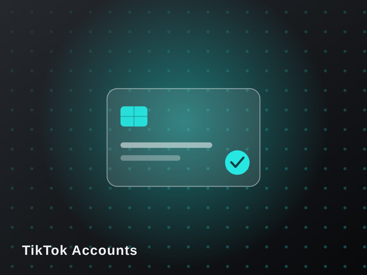 TikTok Account — Asia region
