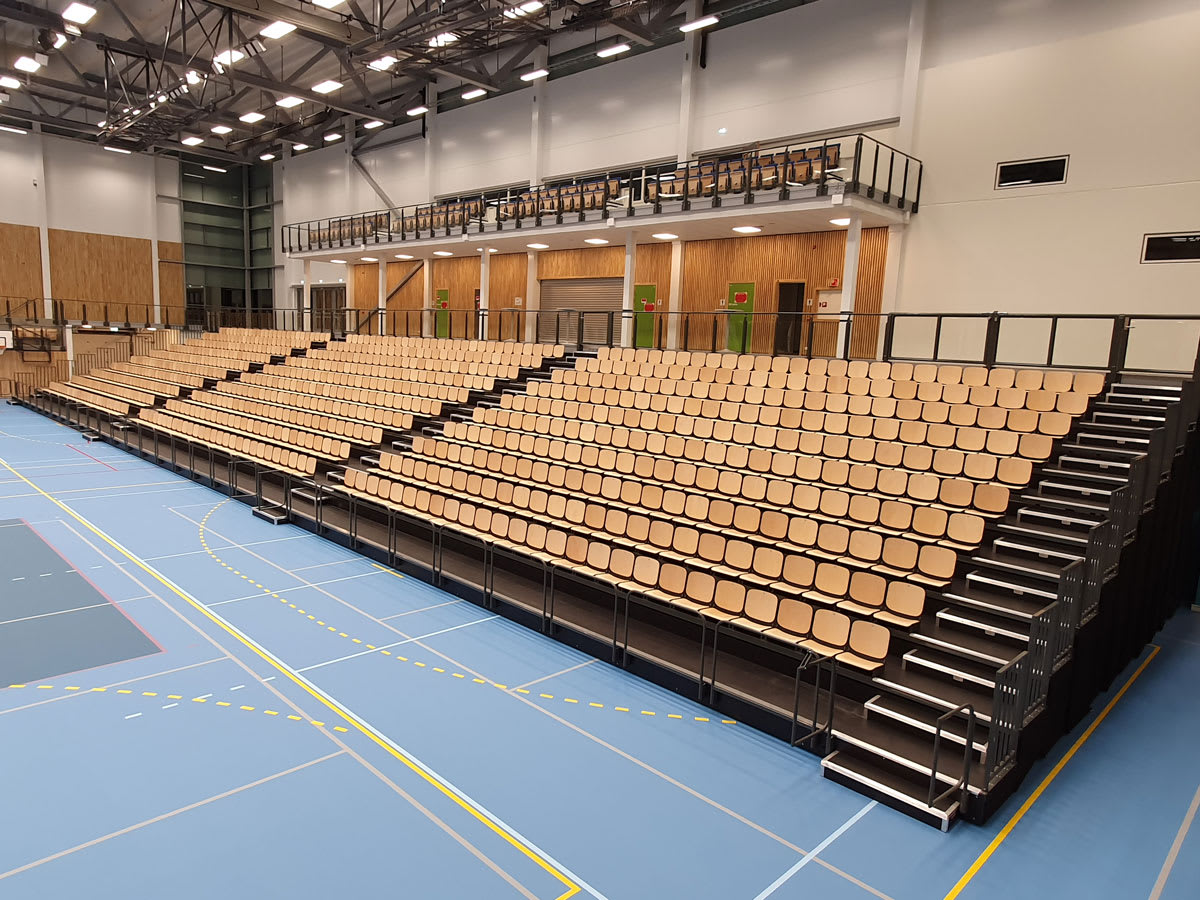 Volda Campus Arena - Teleskoptribune