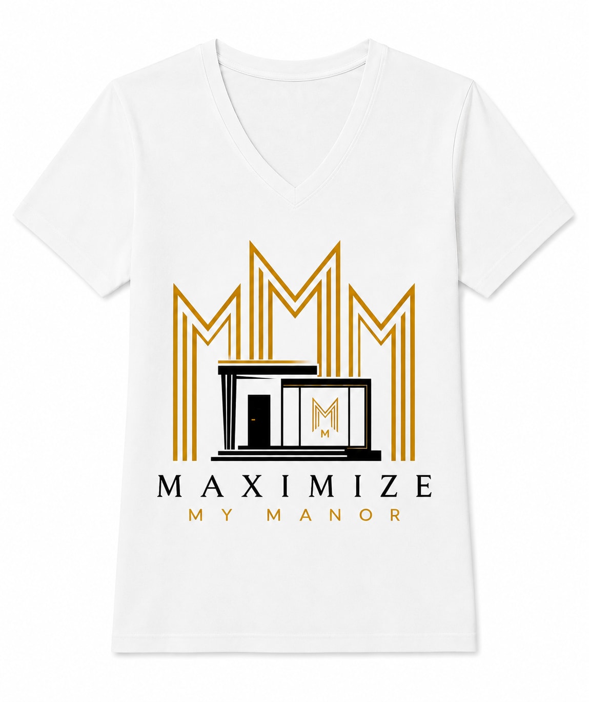 The Manor Edition Signature Womens V Neck Tee thumbnail 2