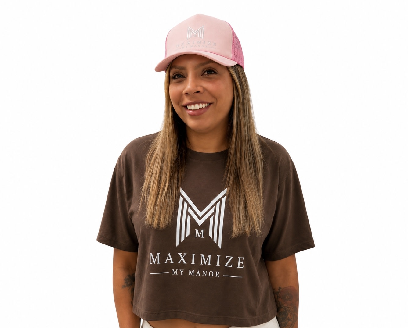 Maximize My Manor Signature Pink Trucker Hat