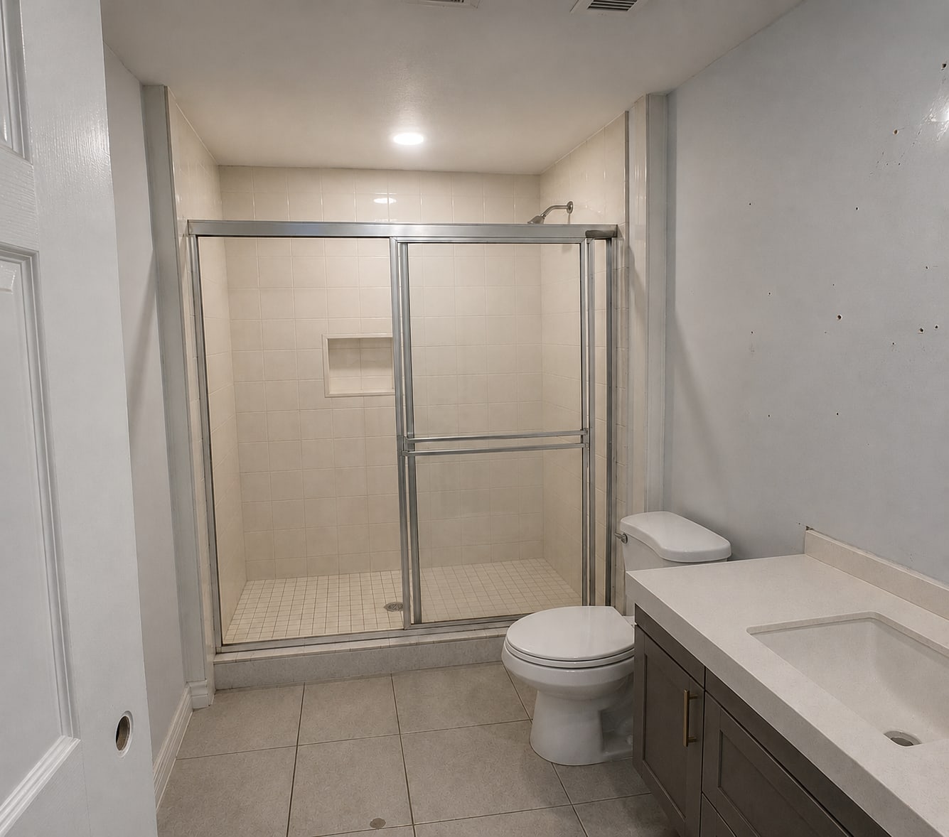 Bathroom & Shower Transformation — before