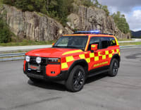 Fremskutt enhet på den nye Toyota LandCruiser til Stad