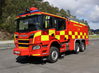 Branntankbil med mannskapskabin til Kvam brann og redning