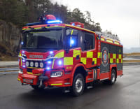 Mannskapsbil på Scania 4x4 chassis til Hella på Island