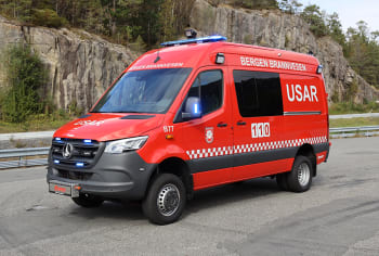 USAR-bil til Bergen Brannvesen
