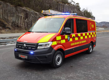 Røykdykkerbil på VW Crafter til Kinn