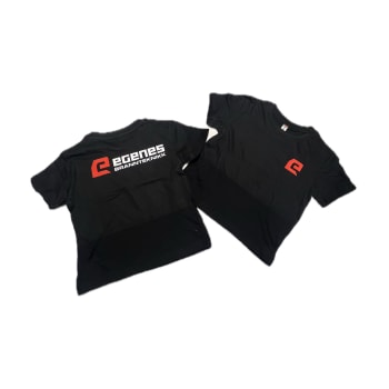 Sort T-shirt med EBT logo