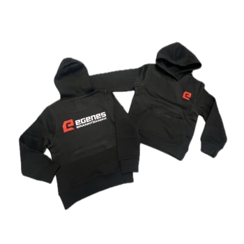 Sort Hoody med EBT logo