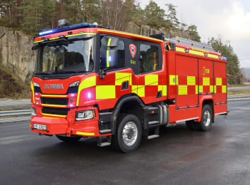 Ny mannskapsbil til Salten Brann