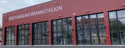 Slangepleiemaskin fra Bockermann type SPZ-172 levert til den nye brannstasjonen i Kristiansund