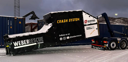 CRASH SYSTEM levert til Brann- og redningsskolen