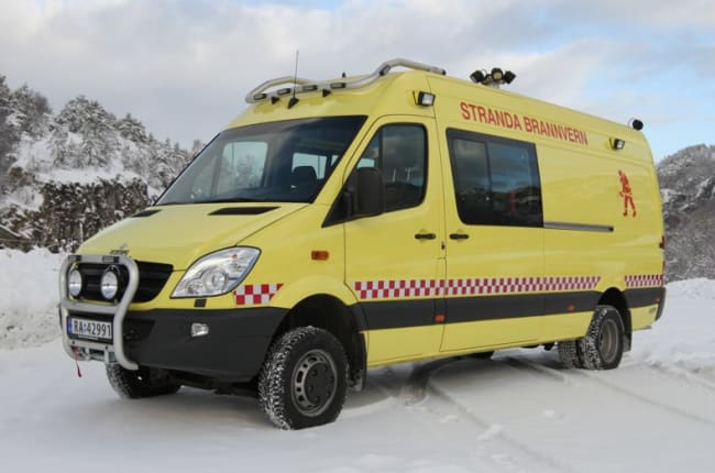 Fremskutt enhet på Sprinter levert til Stranda Brannvern