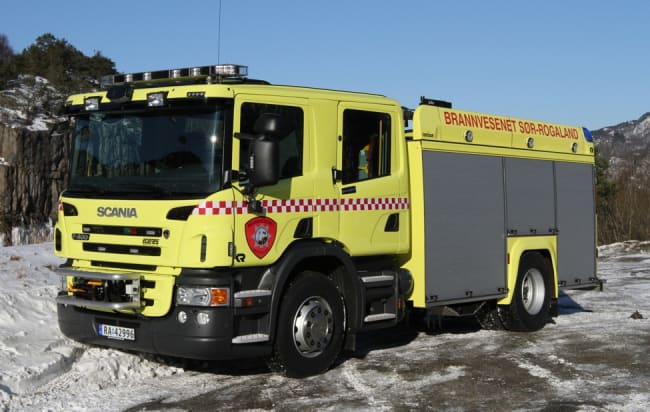 Brannbil TLF 2500/200 på Scania P400/43 4x2, 400hk, Automat - Brannvesenet Sør-Rogaland