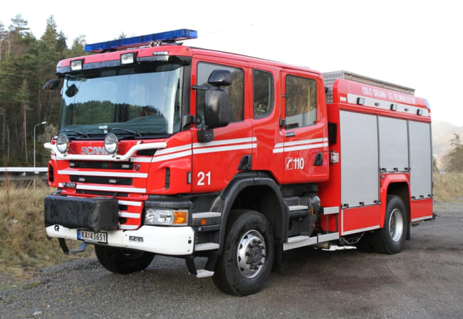 Ny brannbil leveret til Oslo Brann- og redningsetat, Smestad Stasjon