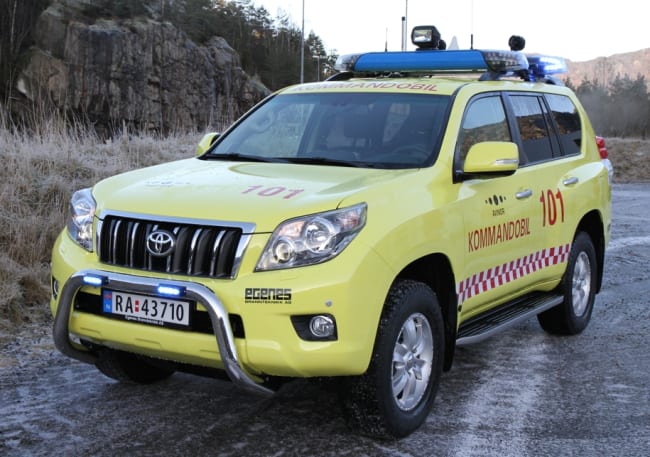 Avgiftsfri RØYKDYKKERBIL levert til Avinor Bergen Lufthavn, Flesland