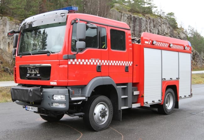 Vi gratulerer Stokke Kommune med ny brannbil på MAN chassis