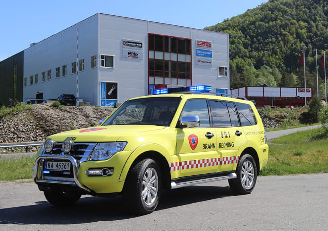 Vi gratulerer Rogaland Brann og Redning med enda en Pajero røykdykkerbil
