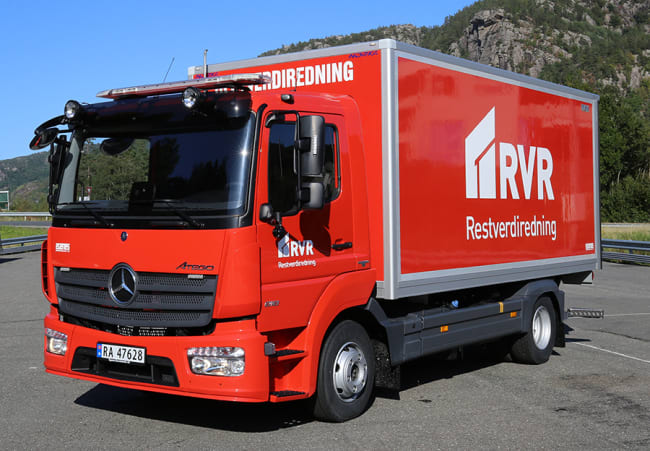 RVR-bil levert til Finans Norge Forsikringsdrift for plassering hos Skien Brannvesen