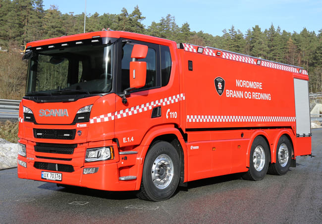 Branntankbil på Scania NTG chassis til Kristiansund