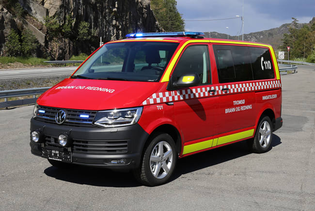 Innsatslederbil til Tromsø brann og redning