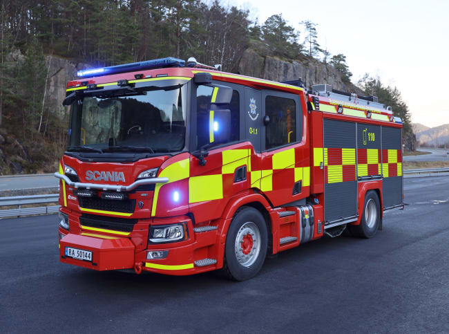 Brannbil til Bjørnafjorden brann og redning, Os stasjon
