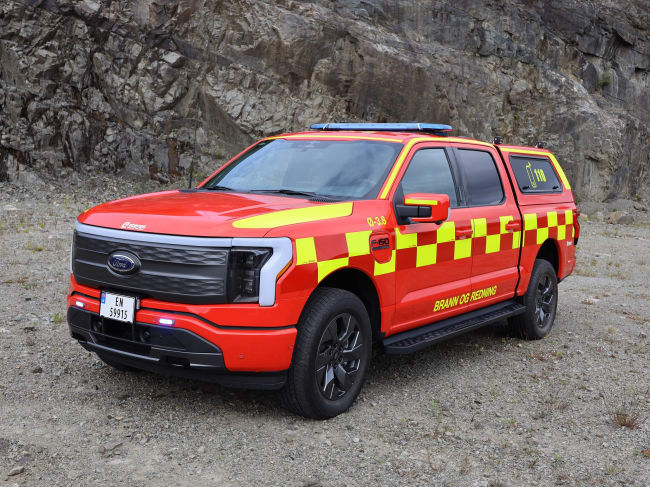 Helelektrisk Ford Lightning pick-up til Equinor Kollsnes