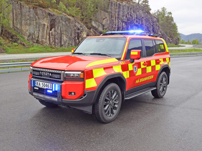 Fremskutt enhet på Toyota LandCruiser til Hå brannvesen