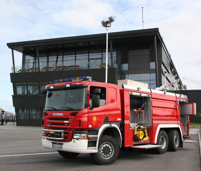Industribrannbil ULF 5000/2000/250 levert til Norske Shell, Ormen Lange