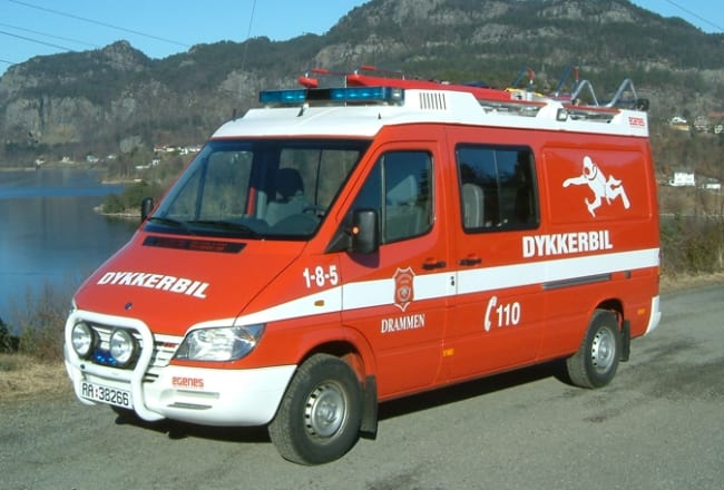 Dykkerbil på MB Sprinter 316CDI 4x2