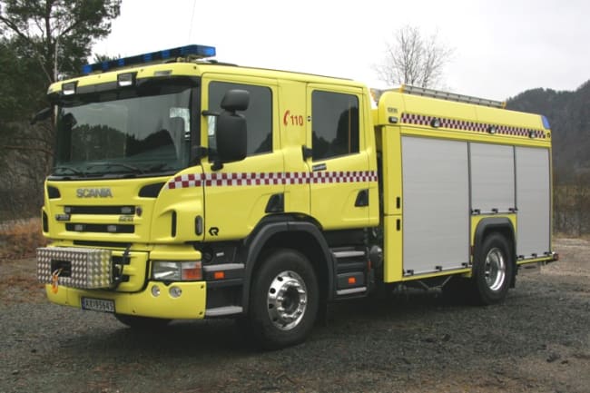 Brannbil TLF 3000 på Scania P380/43 4x2, 380hk, Automat - Mosseregionens Brannvesen