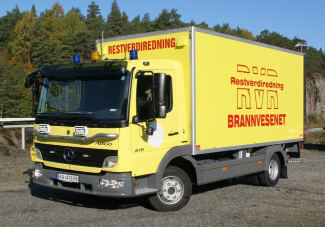 RVR-bil levert til Kristiansand Brannvesen
