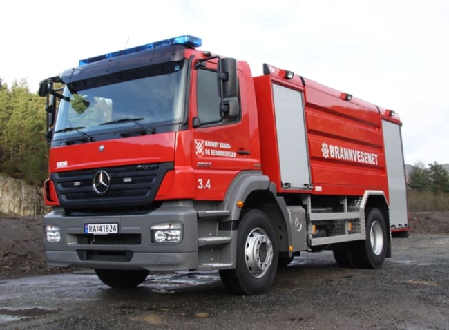 Ny branntankbil levert til Karmøy brann- og redningsvesen