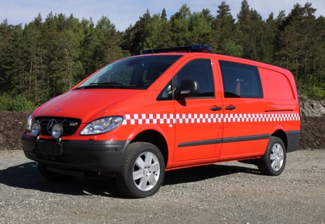 Avgiftsfri REDNINGSBIL levert til Kristiansandsregionens Brannvesen (Vennesla stasjon)