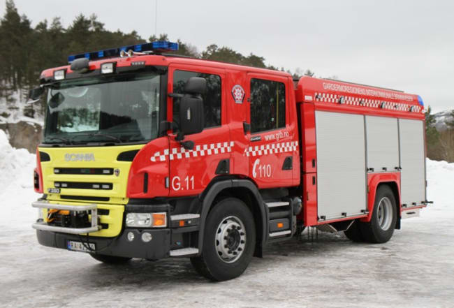 Ny brannbil levert til GRIB - Gardermoregionens Interkommunale Brannvesen
