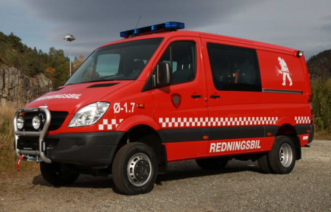 Røykdykker-/redningsbil levert til Østre Toten Brannvesen