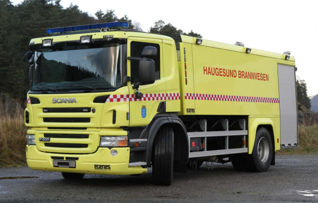 Ny branntankbil levert til Haugesund brannvesen